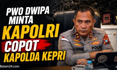 Buntut Penggerebekan Narkoba dan Judi di Batam, Ketua PWO Dwipa Kepri Minta Kapolri Copot Kapolda Kepri
