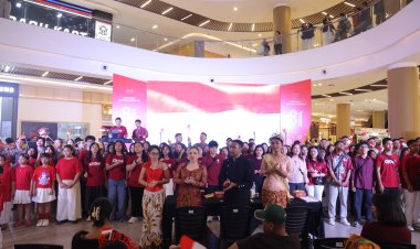 Semarakkan HUT ke-81 RI, Paduan Suara Polda Kepri Meriahkan Harmoni Merdeka di One Batam Mall