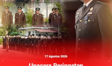 Kejari Batam Gelar Upacara HUT ke-81 RI, Teguhkan Komitmen Penegakan Hukum Berintegritas