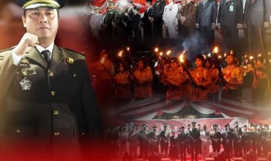 Pawai Obor/Taptu Semarakkan HUT ke-81 Kemerdekaan RI, Kejari Batam Tegaskan Semangat Nasionalisme