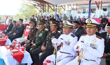 Upacara Penurunan Bendera HUT ke-81 RI di Lingga Berlangsung Khidmat, Polres Perkuat Sinergi Pengamanan