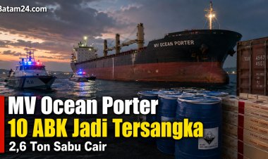 10 ABK MV Ocean Porter Jadi Tersangka, BNN Dalami Jaringan 2,6 Ton Sabu Cair