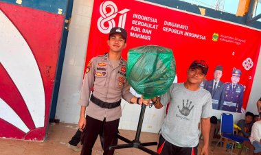 Polsek Senayang Kawal Jalan Santai HUT ke-81 RI, Kegiatan Berlangsung Aman dan Kondusif