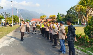 Polsek Senayang Kawal Jalan Santai HUT ke-81 RI, Kegiatan Berlangsung Aman dan Kondusif