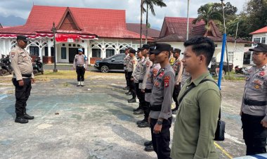 Polsek Daik Lingga Siapkan 18 Personel Kawal RDP dan Aksi Penyampaian Aspirasi Pemuda