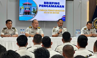 Perkuat Pengamanan, Lapas Batam Tekankan Integritas dan Kekompakan Petugas