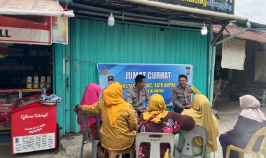 Jumat Curhat Polsek Batu Ampar, Warga Tanjung Sengkuang Keluhkan Keberadaan ODGJ