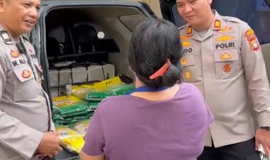 Polsek Lubuk Baja dan Bulog Gelar Pasar Pangan Murah, Ratusan Kilogram Beras SPHP Disalurkan