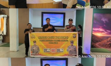 Minggu Kasih Polsek Bengkong di GBI Tabgha, Jemaat Diimbau Waspadai Karhutla dan Cuaca Ekstrem
