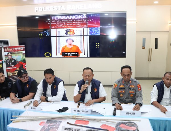 Satreskrim Polresta Barelang Berhasil Ungkap Pencurian Kabel dan Besi Fasilitas Publik di Jembatan 1 Barelang