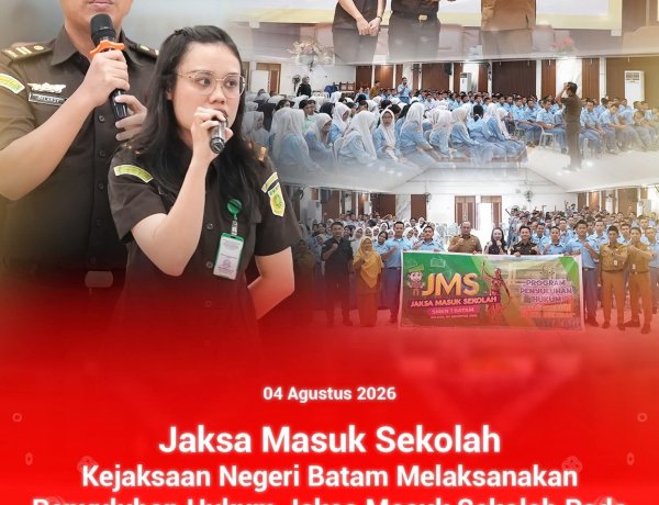 Kejari Batam Edukasi Pelajar SMKN 1 Batam Melalui Program Jaksa Masuk Sekolah