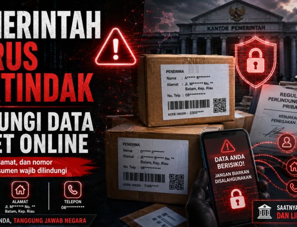 Batam24 Desak Pemerintah Bertindak, Data Pribadi pada Paket Belanja Online Rentan Disalahgunakan