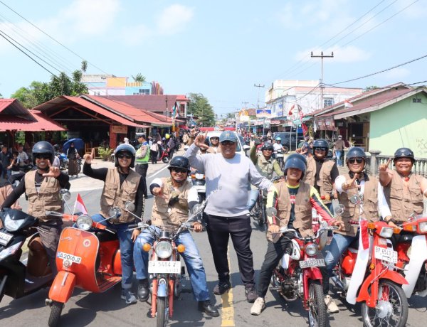 5.000 Warga Padati Pawai Karnaval HUT ke-81 RI di Dabo Singkep, Polres Lingga Kerahkan 52 Personel