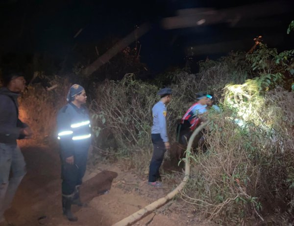 Kebakaran Lahan Eks PT Bintan Bumi Persada di Singkep Barat Hanguskan Sekitar 4 Hektare