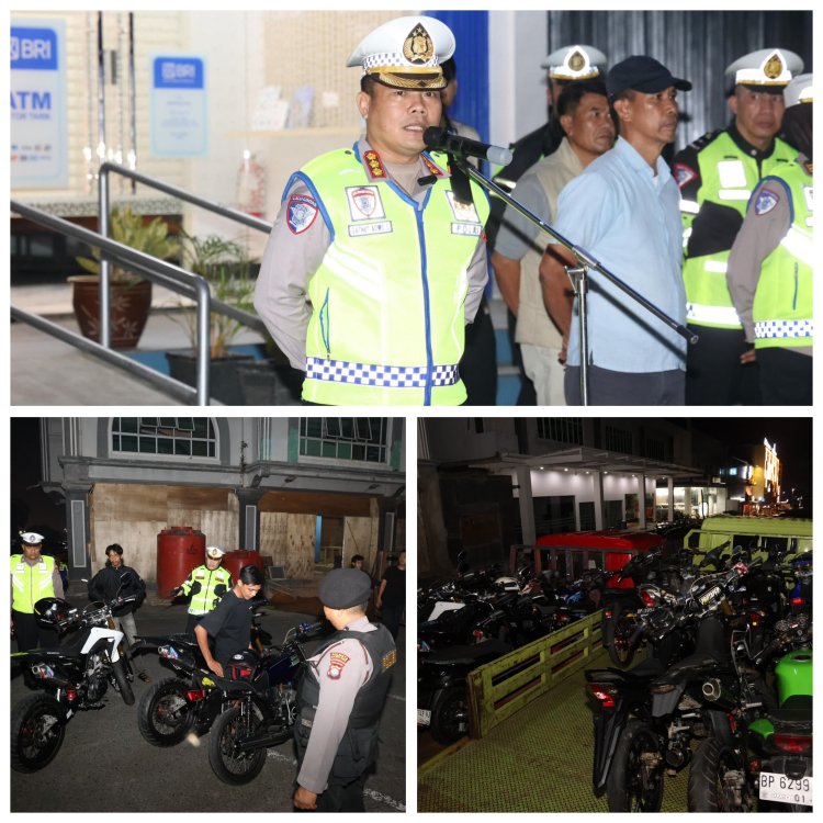 Polda Kepri Intensifkan KRYD, 41 Motor Berknalpot Brong Ditindak di Batam