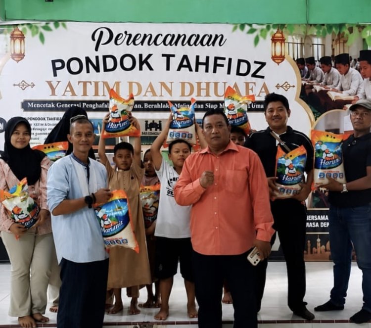 PWO Dwipa Kepri Berbagi Salurkan Bantuan Beras untuk Pondok Tahfidz Al-Aqsho Batam