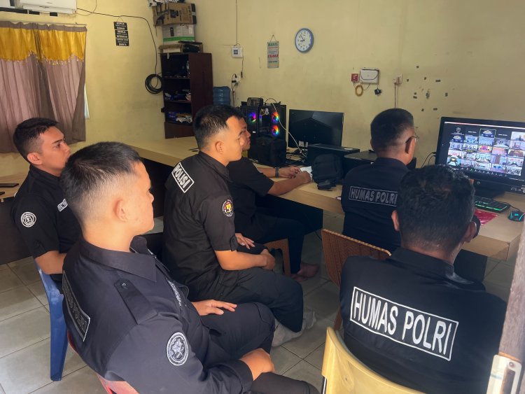 Sihumas dan Satreskrim Polres Lingga Ikuti Penguatan Kapasitas Penanganan Live Scamming untuk Hadapi Kejahatan Digital