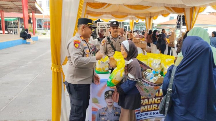 Polsek Kundur Polres Karimun Gelar Pangan Murah, Bantu Masyarakat Jaga Stabilitas Harga Beras dan Kebutuhan Pokok