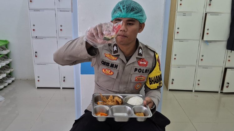 Food Safety SPPG Polres Lingga Jamin Menu MBG Aman, Higienis, dan Bergizi