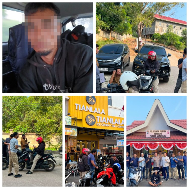 Respons Cepat Polda Kepri, Pelaku Curas terhadap Driver Ojol Maxim di Batam Berhasil Ditangkap