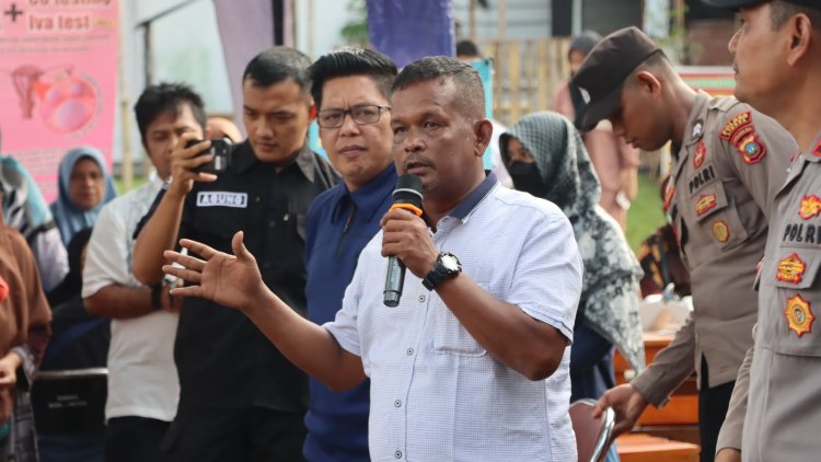 Polres Lingga Bersama Pemda Hadirkan Pangan Murah dan Layanan Kesehatan bagi Masyarakat