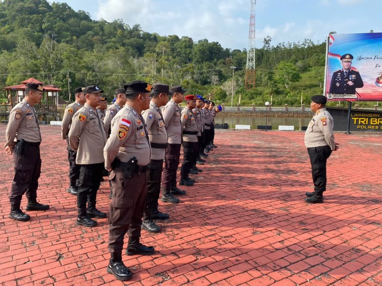 Polres Lingga Tingkatkan Kemampuan Dalmas, Perkuat Kesiapsiagaan Personel Hadapi Potensi Gangguan Kamtibmas
