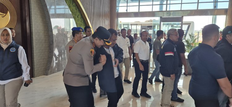 Kapolresta Barelang Monitoring Kedatangan Kepala BNN RI di VVIP Bandara Hang Nadim Batam
