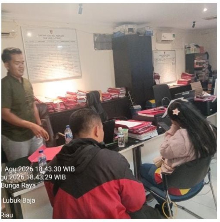 Respons Cepat Polisi 110, Polsek Lubuk Baja Datangi TKP Keributan di Depan Mall