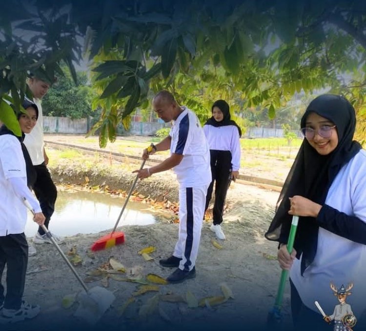 Semangat Menyambut HUT ke-81, Rutan Batam Kobarkan Semangat Kemerdekaan Lewat Aksi Bersih