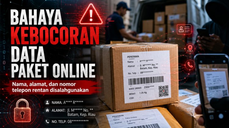 Batam24 Soroti Risiko Kebocoran Data dari Label Paket Belanja Online