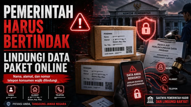 Batam24 Desak Pemerintah Bertindak, Data Pribadi pada Paket Belanja Online Rentan Disalahgunakan