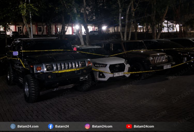Bareskrim Amankan 11 Mobil Terkait Kasus HH Club Batam, (B) Disebut DPO di Malaysia