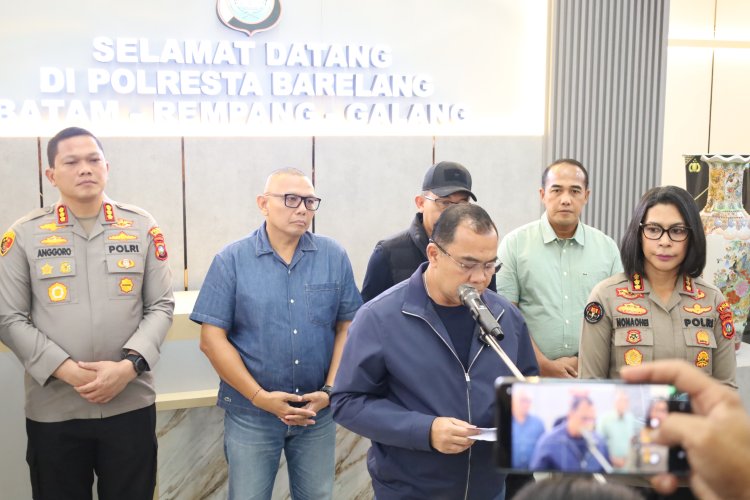 Polresta Barelang Dukung Bareskrim Polri Ungkap Perjudian Kasino 9 Stage Batam, 197 Orang Diamankan