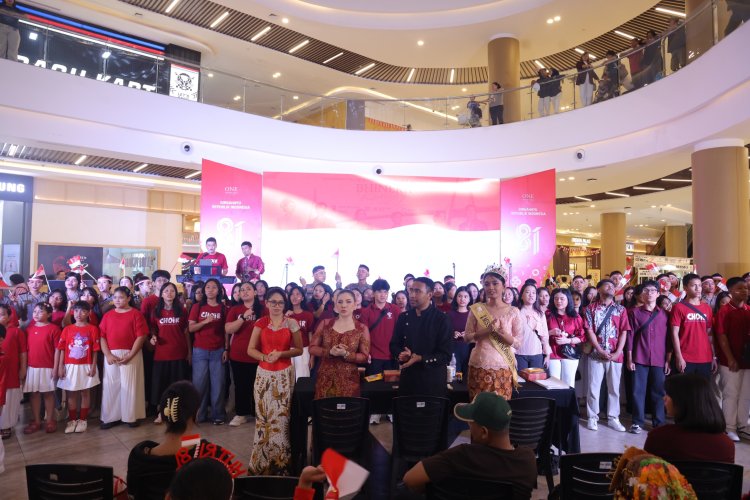 Semarakkan HUT ke-81 RI, Paduan Suara Polda Kepri Meriahkan Harmoni Merdeka di One Batam Mall