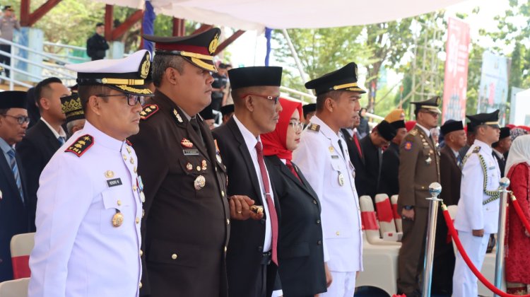 Detik-Detik Proklamasi HUT RI ke-81 di Lingga Berlangsung Khidmat