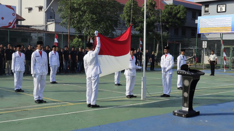 Lapas Kelas IIA Batam Gelar Upacara HUT ke-81 RI, Tekankan Pembinaan Humanis bagi Warga Binaan