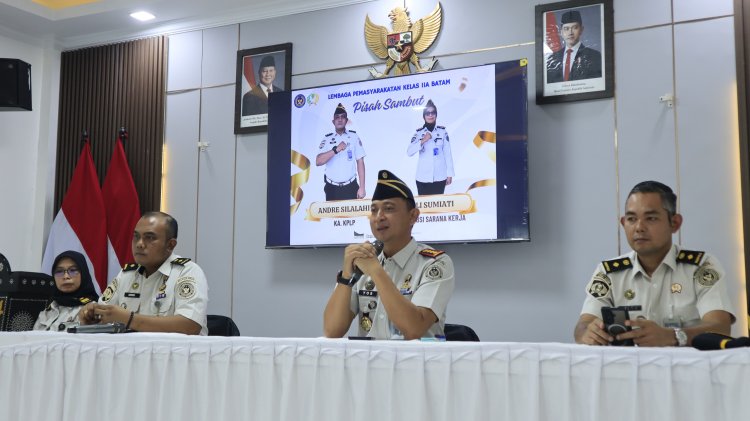 Lapas Batam Gelar Ramah Tamah, Dua Pegawai Dapat Amanah Baru