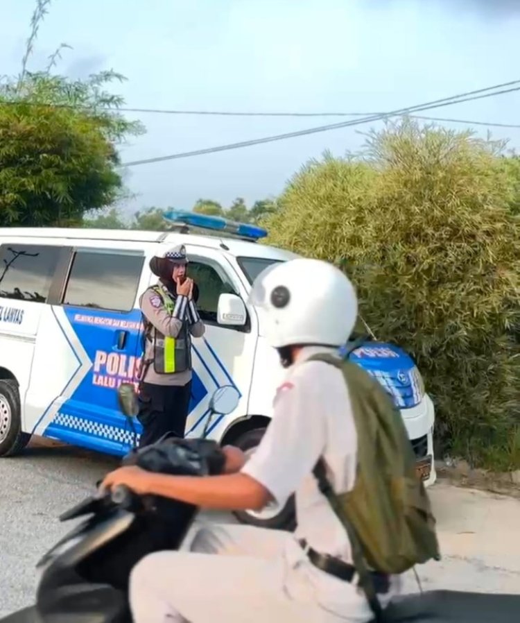 Satlantas Polres Karimun Tingkatkan Pengamanan di Titik Rawan Kecelakaan, Pengendara Diimbau Utamakan Keselamatan