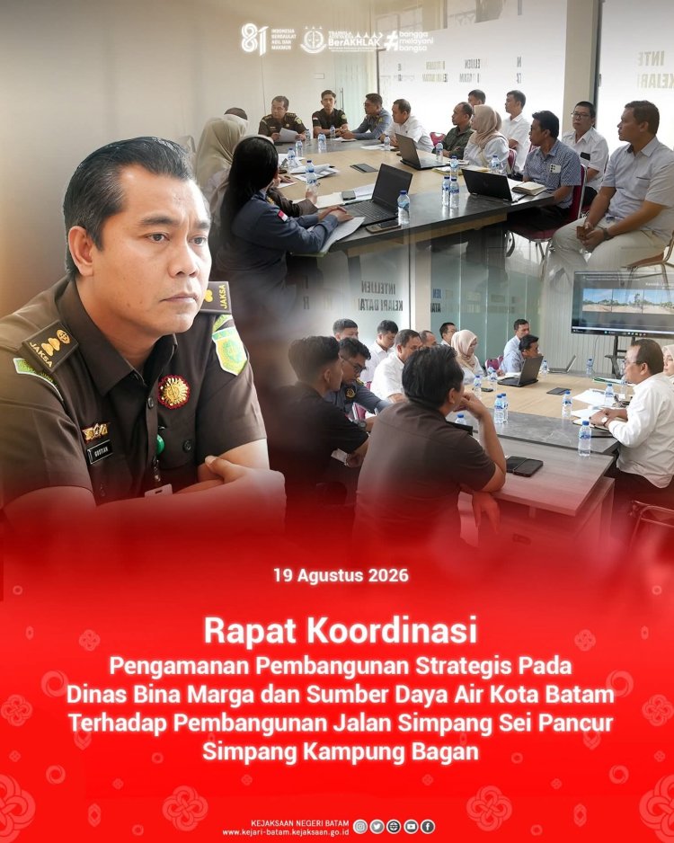 Kejari Batam Kawal Pembangunan Jalan Simpang Sei Pancur–Simpang Kampung Bagan