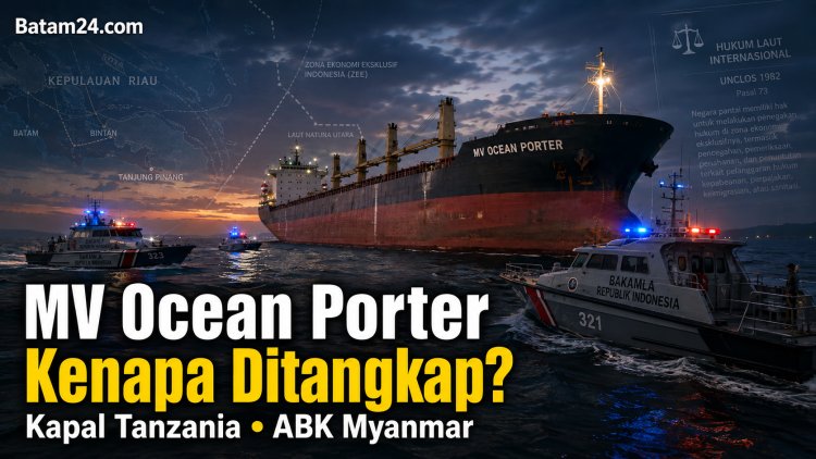 MV Ocean Porter Berbendera Tanzania dan Berawak Myanmar, Apa Dasar BNN Indonesia Menangkap Kapal Asing di Laut?