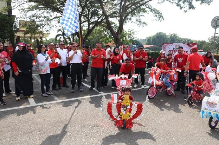Semarak HUT ke-81 RI, Polda Kepri Bangun Kekompakan Keluarga Besar Lewat Lomba Kemerdekaan