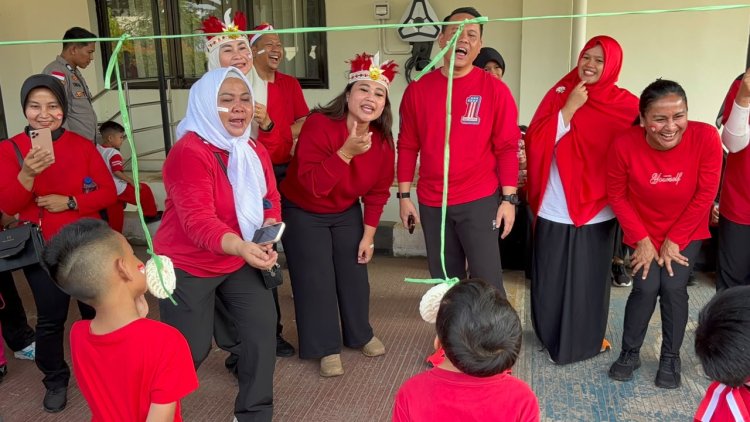 HUT ke-81 RI, Keluarga Besar Polsek Batu Ampar Adu Kekompakan Lewat Beragam Lomba