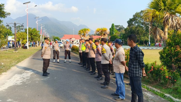 Polsek Senayang Kawal Jalan Santai HUT ke-81 RI, Kegiatan Berlangsung Aman dan Kondusif