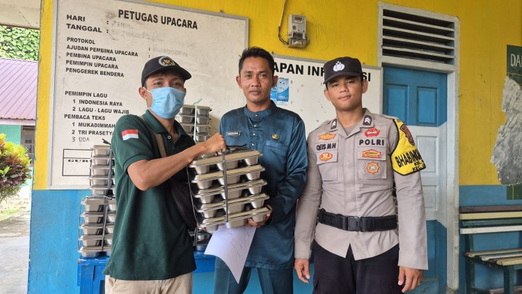 Dari Dapur Sehat hingga Meja Belajar: Polres Lingga Kawal Langsung Pendistribusian Makanan Bergizi Gratis