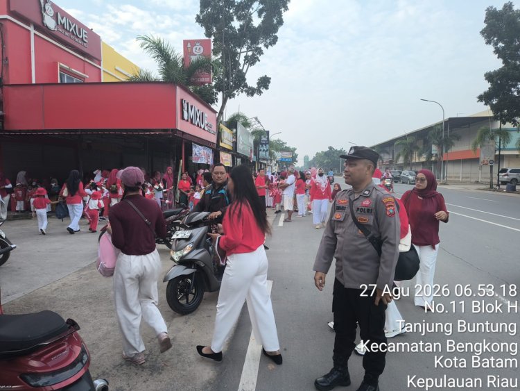 Karnaval Merah Putih Ceria di Bengkong Meriah, 500 Anak TK Semarakkan HUT ke-81 RI