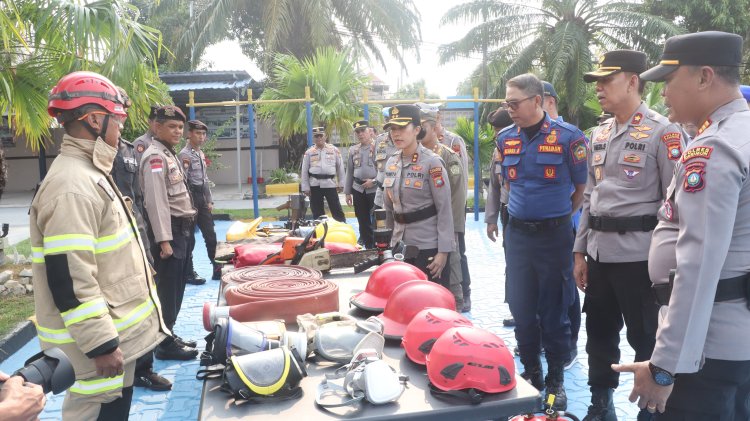 Cegah Karhutla Meluas, Polres Karimun Perkuat Kesiapsiagaan dan Sinergi Lintas Instansi