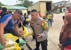 Polsek Sekupang dan Bulog Salurkan Beras Murah, 6 Ton SPHP Habis Diborong Warga