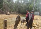 Polsek Daik Lingga Patroli Wilayah Rawan Bencana, Warga Diimbau Tingkatkan Kewaspadaan