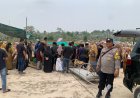 Kapolsek Sekupang Hadiri Pemakaman Ibunda Wartawan Batam Pos di TPU Sei Temiang