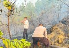 Polsek Gunung Kijang Respons Cepat Informasi Karhutla di Bukit Piatu